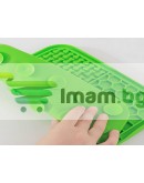 Силиконова подложка антистрес за безопасно хранене за домашни любимци 20см